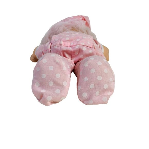 Russ Troll Doll Kidz Pink Polka Dot Pajamas Nightcap 12" Sleepyhead VTG 90s - Picture 6 of 14